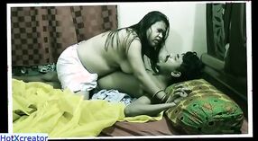 Amateur Indian housewife enjoys passionate hotel honeymoon sex! Undress her traditional attire and penetrate her! 1 min 20 sec