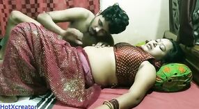 Amateur Indian housewife enjoys passionate hotel honeymoon sex! Undress her traditional attire and penetrate her! 7 min 20 sec