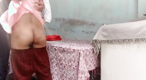 A newlywed couples passionate love-making session in Hindi, featuring intense hardcore action and a busty Indian girl 5 min 00 sec