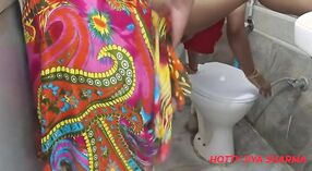 Desi wife seduces while washing clothes in amateur Indian webcam video with clear Hindi audio 3 min 40 sec