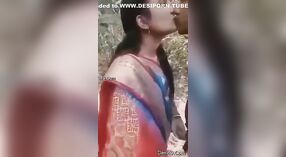 Una cita apasionada al aire libre con una ama de casa india y un encuentro oral sensual 2 mín. 00 sec