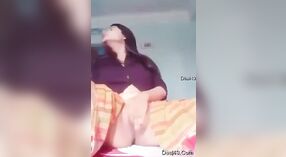 Exclusive video of a horny Bangladeshi girl revealing her moistened intimate area on webcam 1 min 00 sec