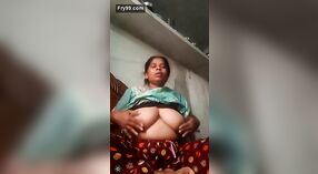 Desi housewife revealing her breasts and moist private parts 0 min 40 sec