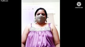 Divya from Maharashtra performs a risqué show on webcam with provocative dance moves and explicit verbalization 1 min 50 sec