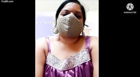 Divya from Maharashtra performs a risqué show on webcam with provocative dance moves and explicit verbalization 2 min 50 sec