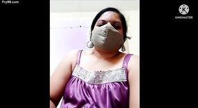 Divya from Maharashtra performs a risqué show on webcam with provocative dance moves and explicit verbalization 3 min 00 sec