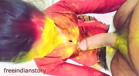 Amateur Indian wedding celebration with mature and young brides 1 min 00 sec