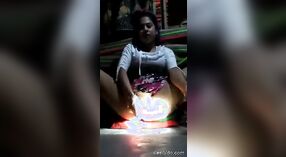 A sexually aroused rural girl vigorously stimulating her vagina 1 min 00 sec