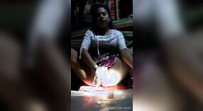 A sexually aroused rural girl vigorously stimulating her vagina 1 min 10 sec