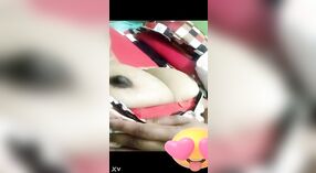 Indian girl displays her large breasts and vagina during video chat 0 min 0 sec