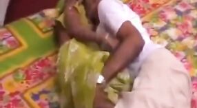 Indian amateur family video of grandpa and granddaughter 1 min 00 sec