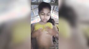 Exclusive video: Indian girl flaunts her breasts and pleasures herself on webcam 0 min 0 sec