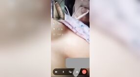 A horny Bengali girl pleasures herself on video call 6 min 50 sec