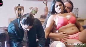 Sizzling encounter in an erotic Indian web series with voluptuous performers 4 min 20 sec